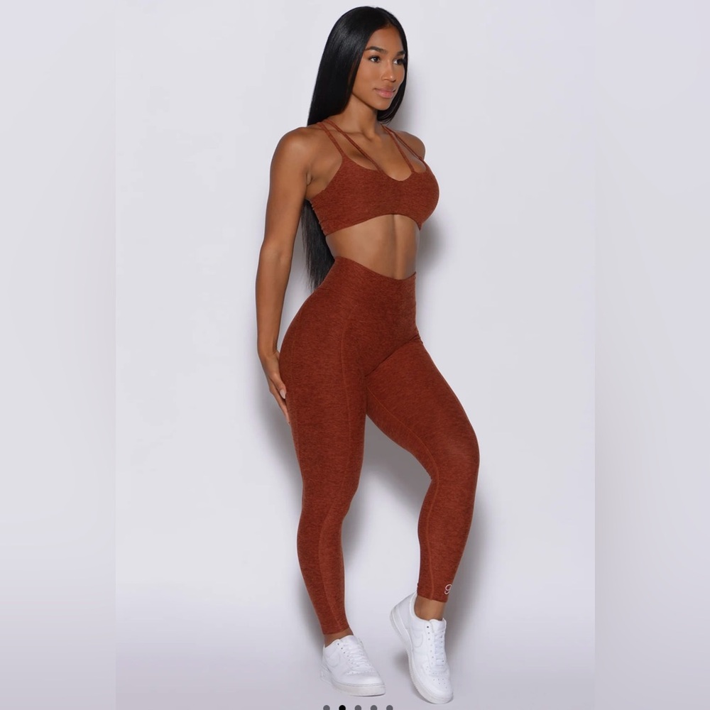 Bombshell cloud leggings. Brown.  Small
